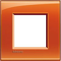 Рамка прямоугольная Legrand BTicino LivingLight 2 мод Оранжевый  картинка
